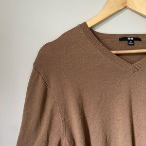 Brown long sleeve from Uniqlo